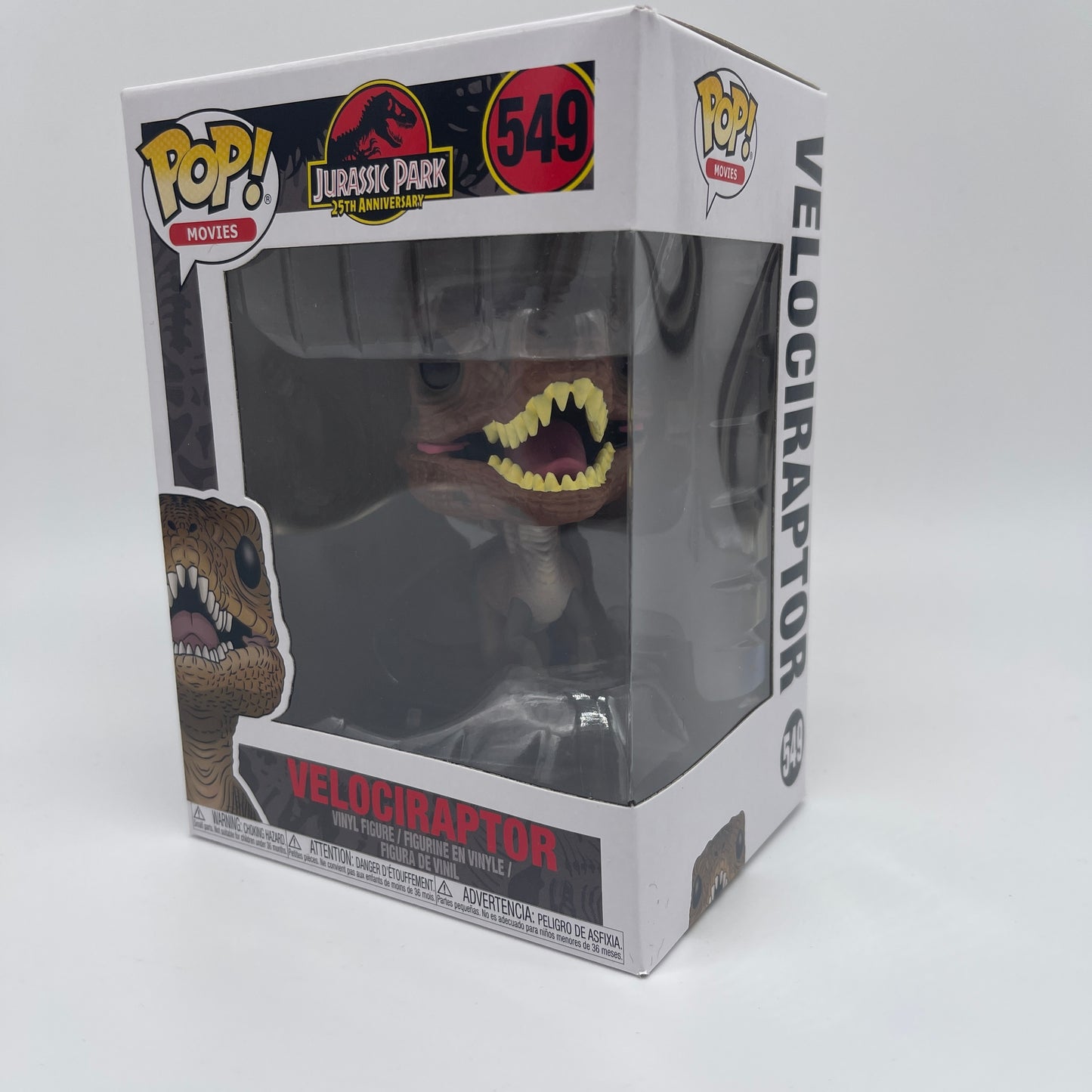 Funko POP Movies "Velociraptor" Jurassic Park 25 Years Edition #549 (2021) 