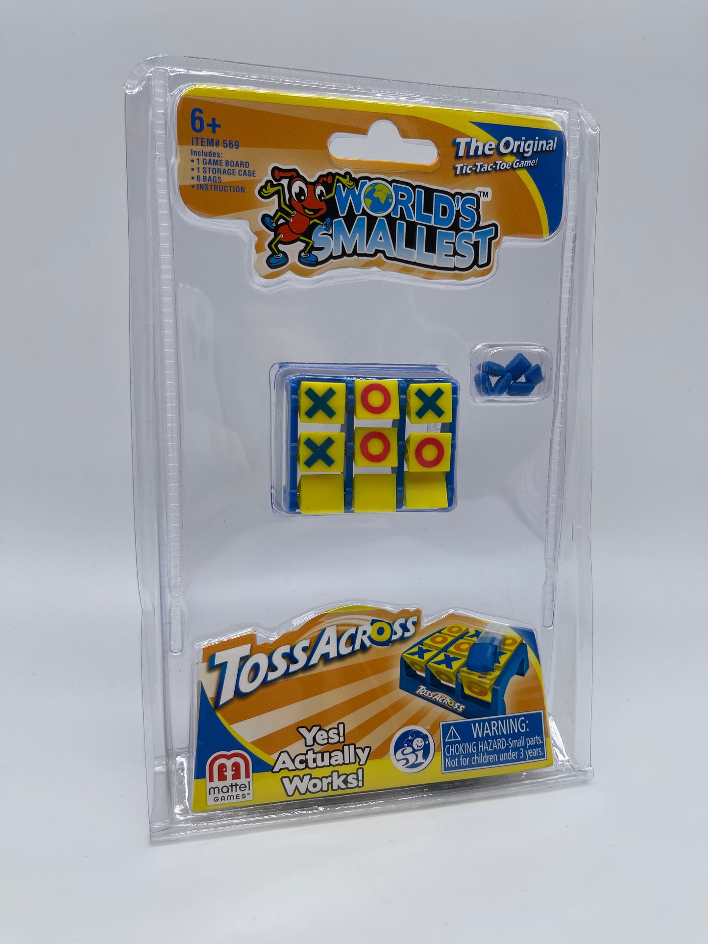 Worlds Smallest - Toss Across / Tic Tac Toe - Mattel Games 2019