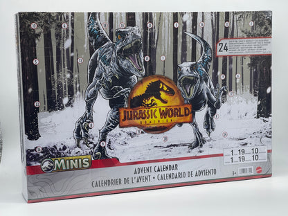 Jurassic World Dominion Minis "Adventskalender" mit 30 Überraschungen 24 Türen