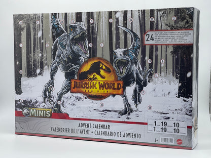 Jurassic World Dominion Minis "Adventskalender" mit 30 Überraschungen 24 Türen