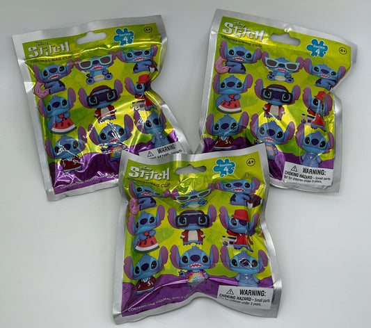 Lilo &amp; Stitch 3D Figural Bag Clip Pocket Clip Keychain Series 4 (Monogram) 