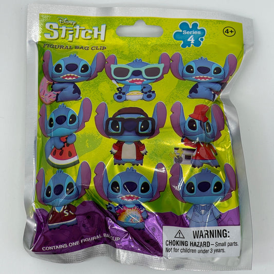 Lilo &amp; Stitch 3D Figural Bag Clip Pocket Clip Keychain Series 4 (Monogram) 