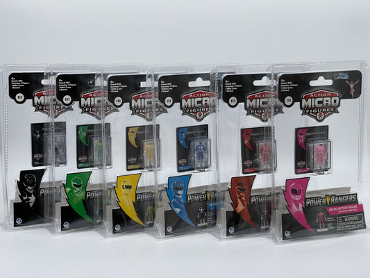 Worlds Smallest "Power Rangers" Micro Action Figures 3 Artikulationspunkte (2021)
