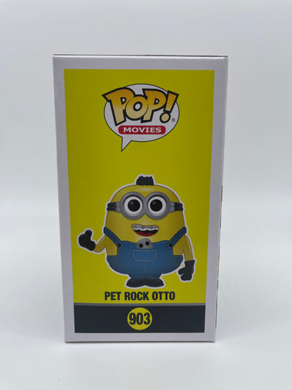 Funko Pop! Movies "Pet Rock Otto" #903 Minions Rise of Gru Universal Studios
