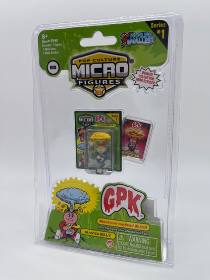 Worlds Smallest "Garbage Pail Kids Adam Bomb" Pop Culture Micro Action Figure