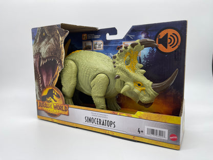 Jurassic World Dominion "SINOCERATOPS" Brüllattacke Roar Strikers Sound (Mattel)