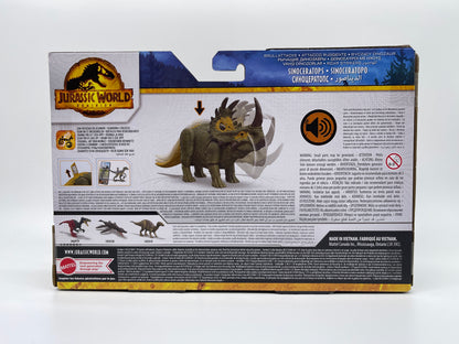 Jurassic World Dominion "SINOCERATOPS" Brüllattacke Roar Strikers Sound (Mattel)