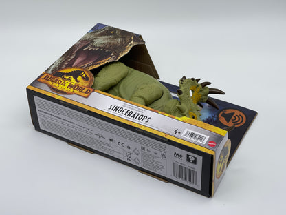 Jurassic World Dominion "SINOCERATOPS" Brüllattacke Roar Strikers Sound (Mattel)