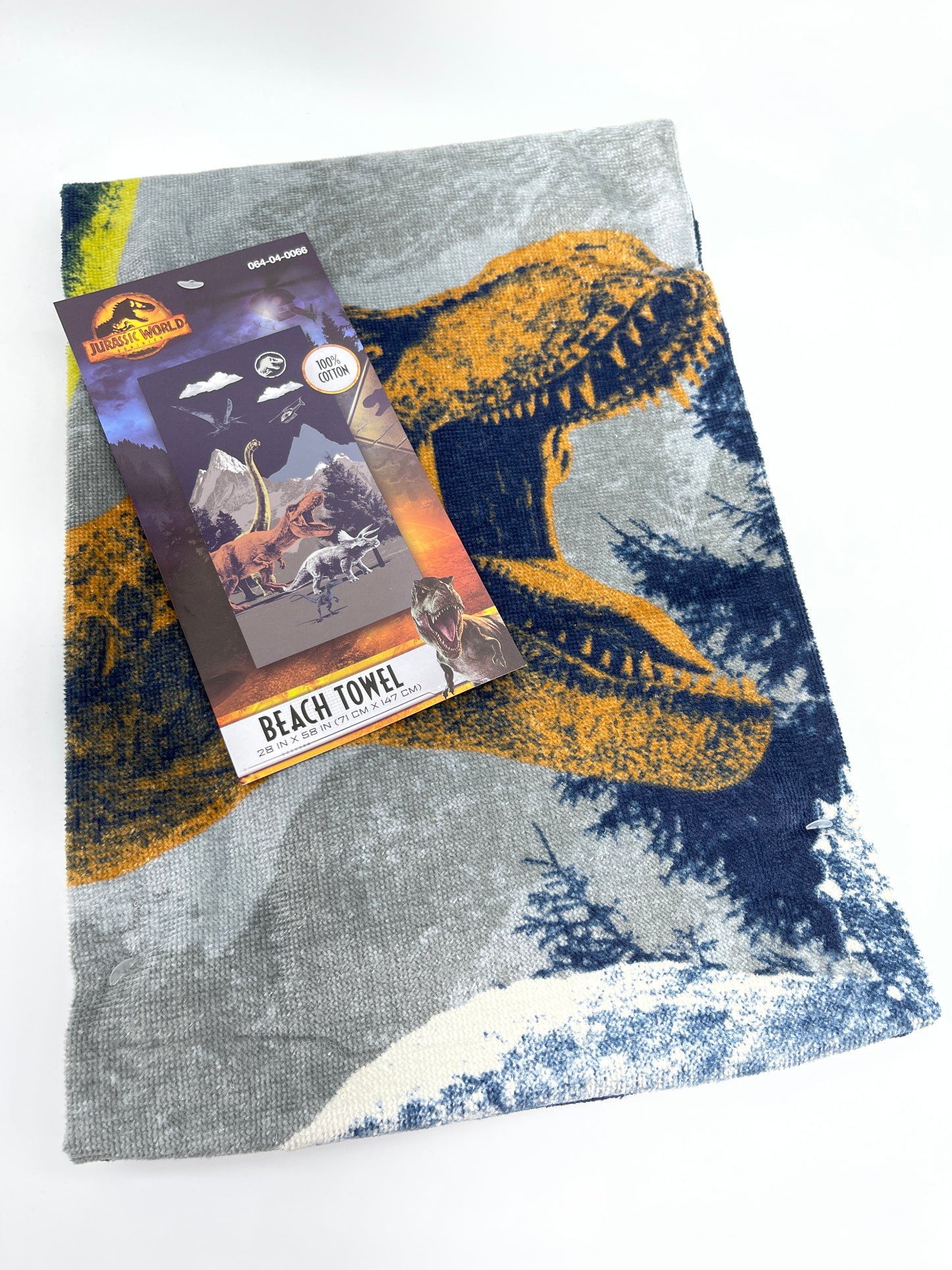 Jurassic World Dominion "Badetuch Strandtuch Handtuch" T-Rex  71 x 147 cm