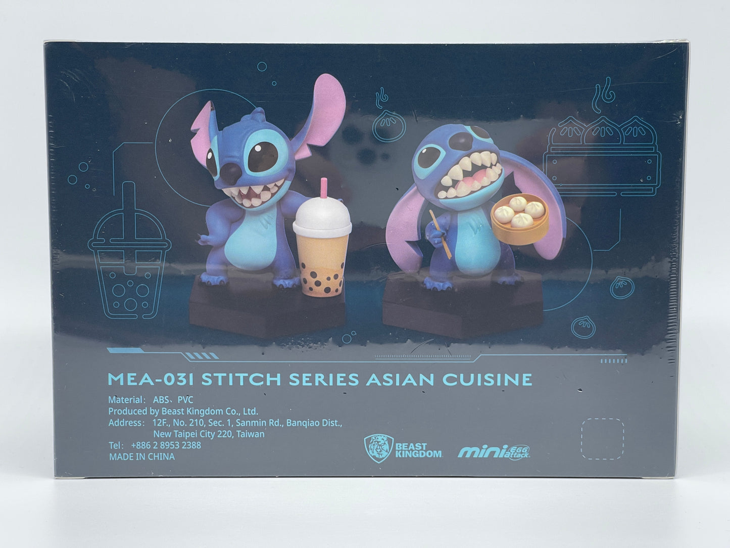 Disney Lilo & Stitch "Bubble Tea & Xiao Long Bao" Stitch Series Asian Cuisine (2022)