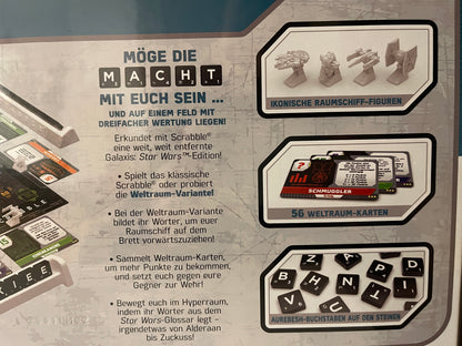 Star Wars Brettspiel - SCRABBLE - 2 Spiele in 1 Klassisch und Weltraum-Variante