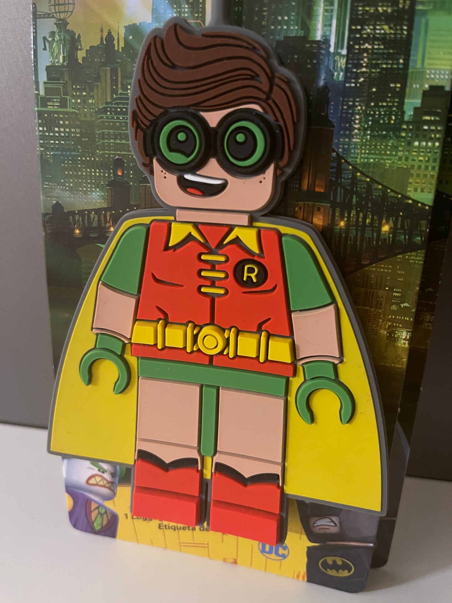 Lego The Batman Movie Robin Gepäckanhänger, Kofferanhänger, Luggage Tag
