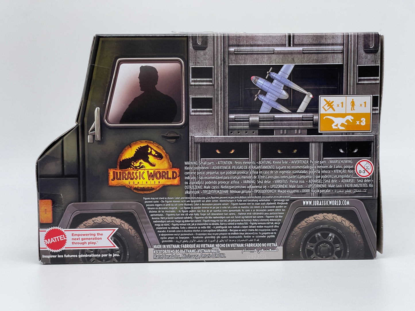 Jurassic World Dominion Fight or Flight Multipack Minis 3 Dinos 1 Figur 1 Flugzeug