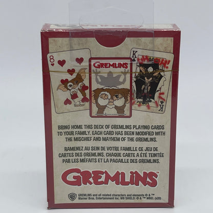 Warner Bros - GREMLINS - Kartenspiel Spielkarten Standarddeck 54 Karten