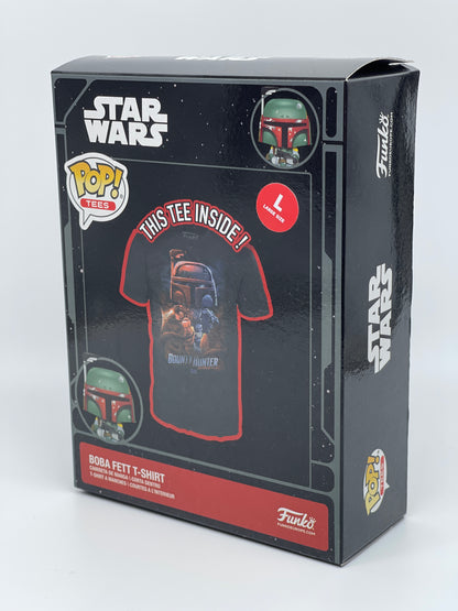 Funko Pop Tees "Boba Fett T-Shirt" Bounty Hunter Star Wars