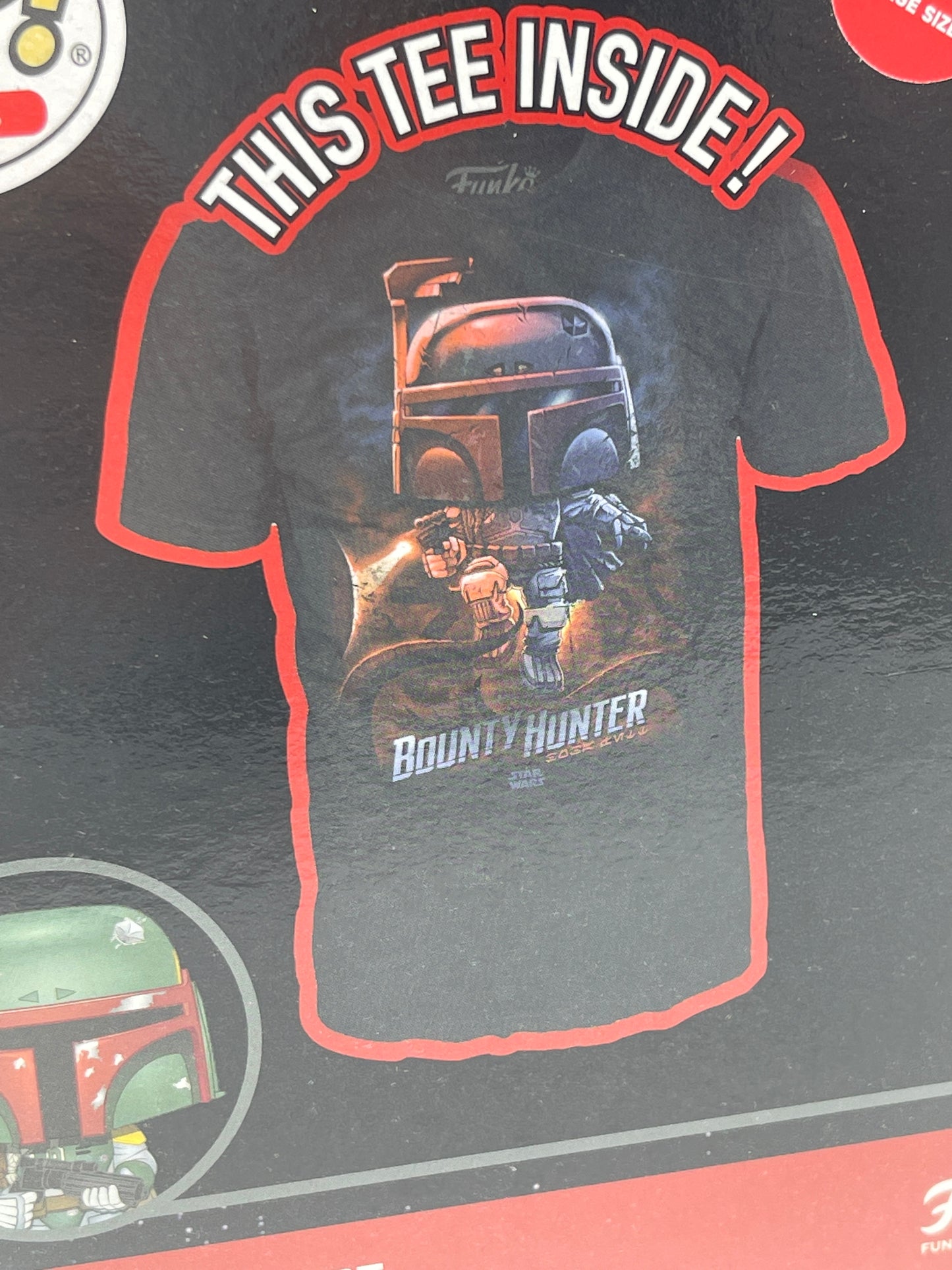 Funko Pop Tees "Boba Fett T-Shirt" Bounty Hunter Star Wars