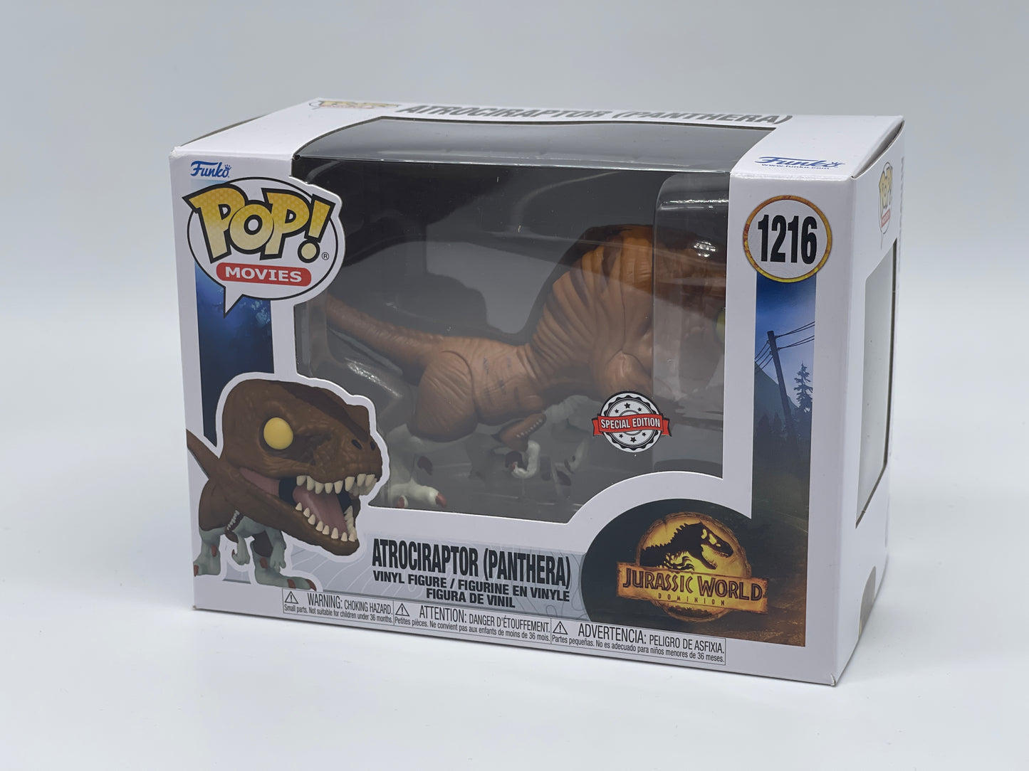 Funko POP "Atrociraptor (Panthera)" #1216 Jurassic World Dominion Special Edition