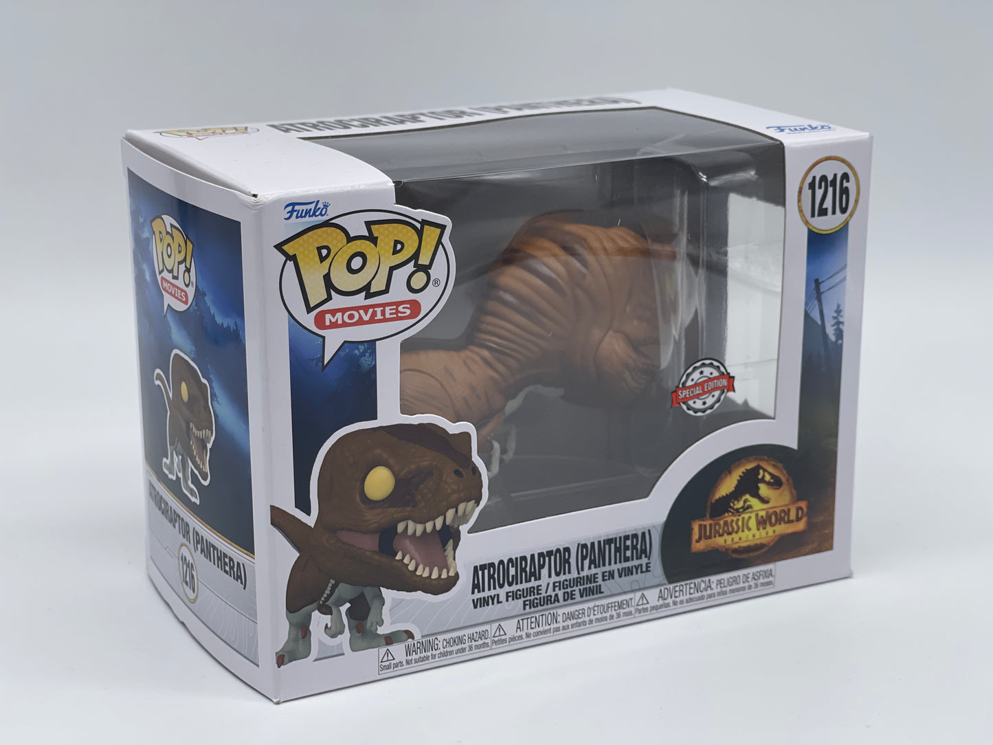 Funko POP "Atrociraptor (Panthera)" #1216 Jurassic World Dominion Special Edition