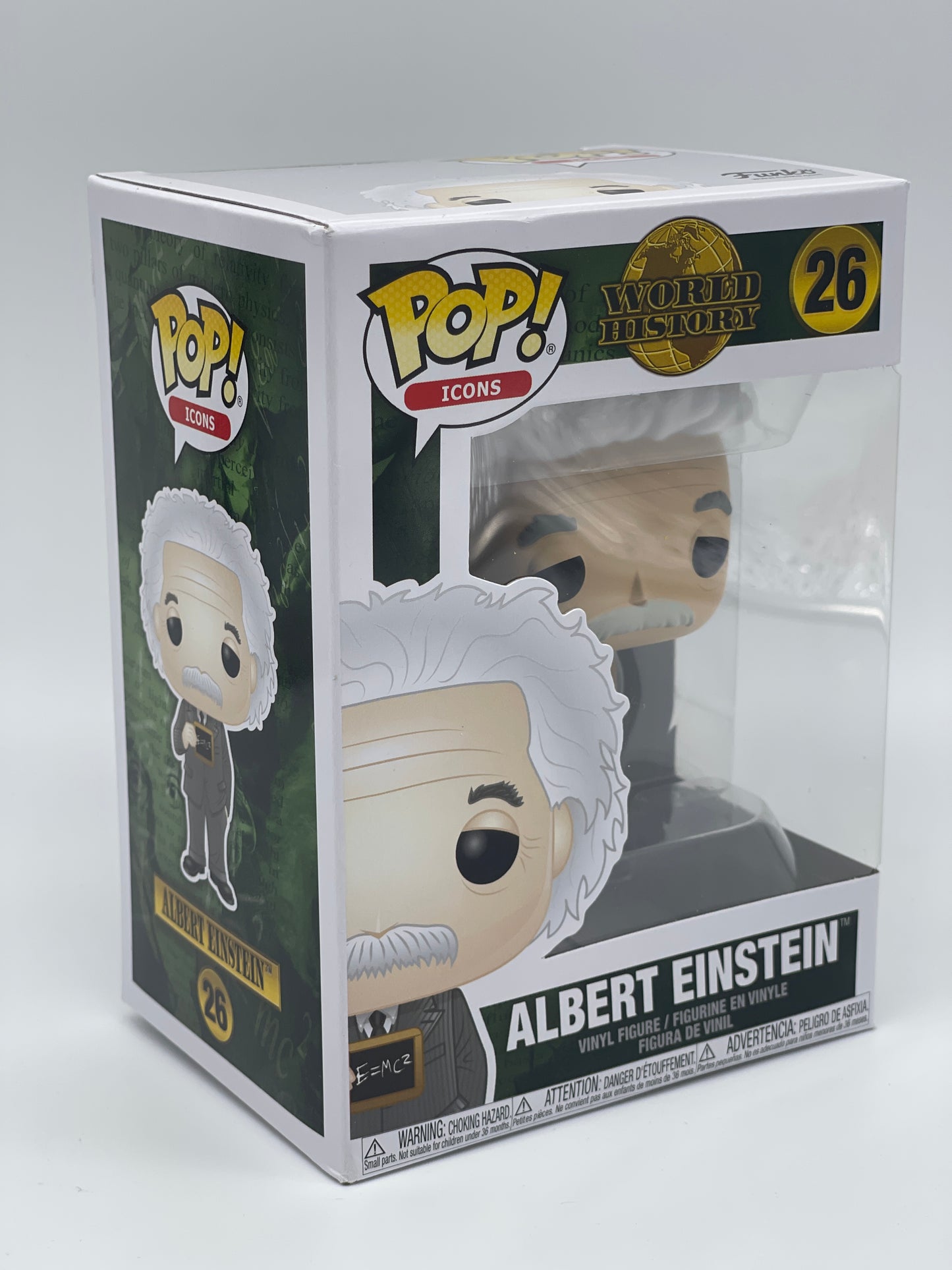 Funko Pop! Icons "Albert Einstein" E=MC2 World History #26 (2022)