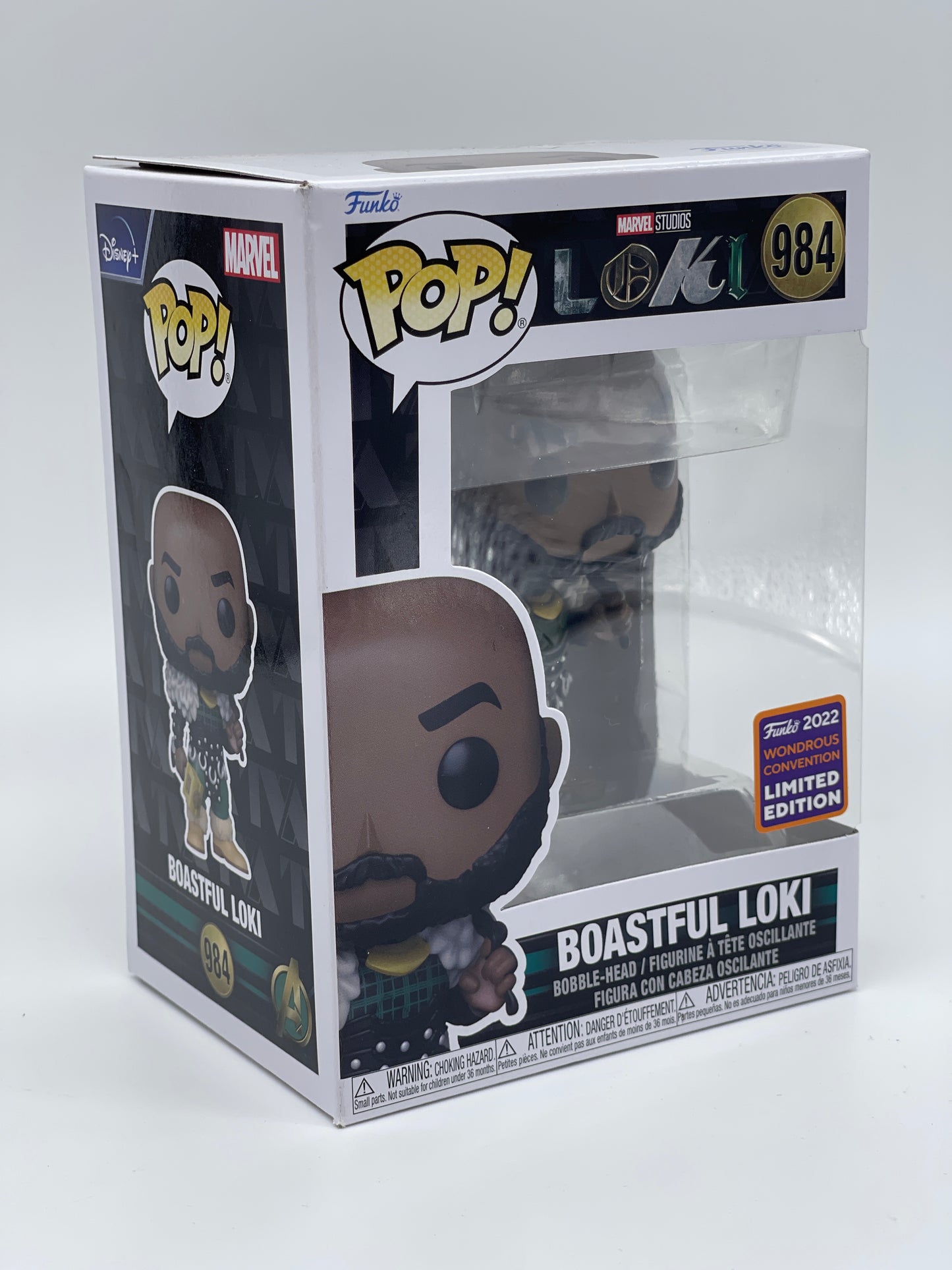 Funko Pop! "Boastful Loki" #984 Wondrous Convention Ltd. Edition Marvel Studios