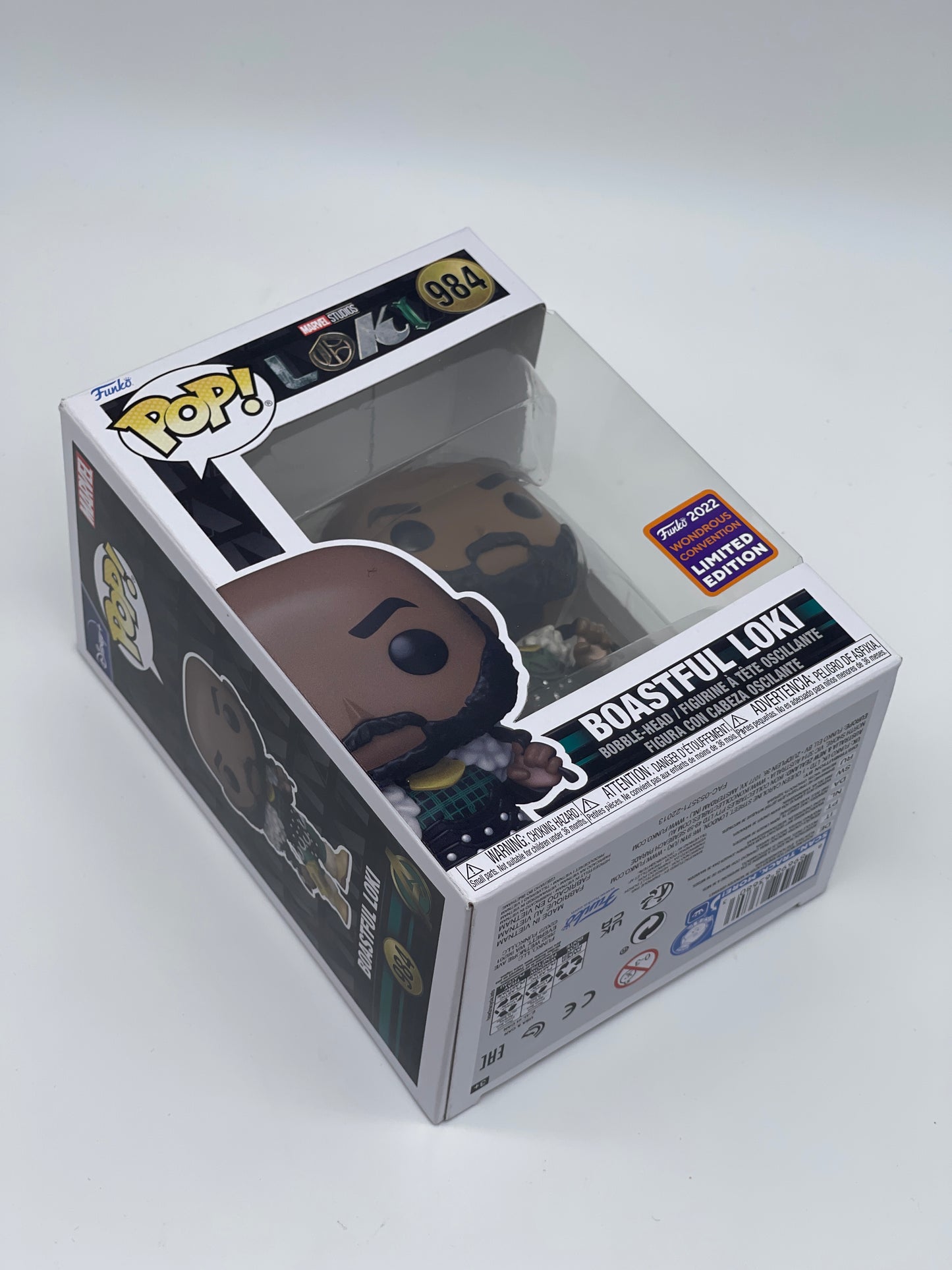 Funko Pop! "Boastful Loki" #984 Wondrous Convention Ltd. Edition Marvel Studios