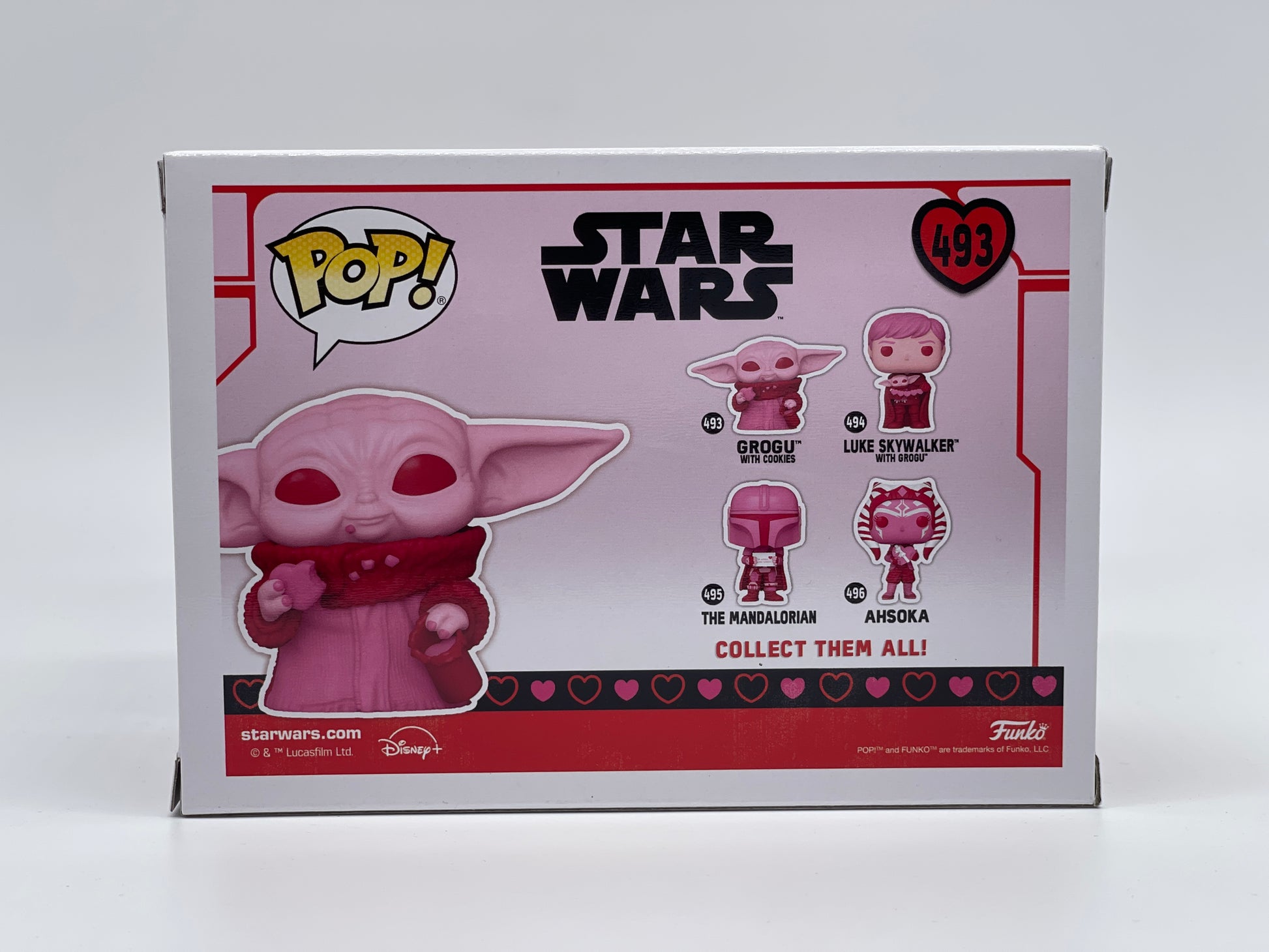 FUNKO POP Grogu 493 - Star Wars San Valentín - 889698601245