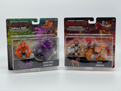 Masters of the Universe Beast Man & War Sled - Fisto & Stridor Eternia Minis (2021)