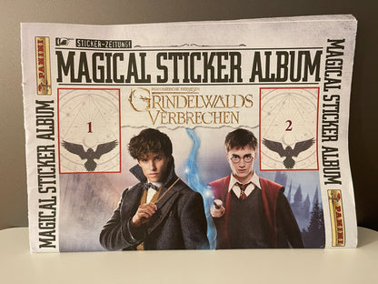 Harry Potter Magical Sticker Album Sticker Zeitung Panini (2018)