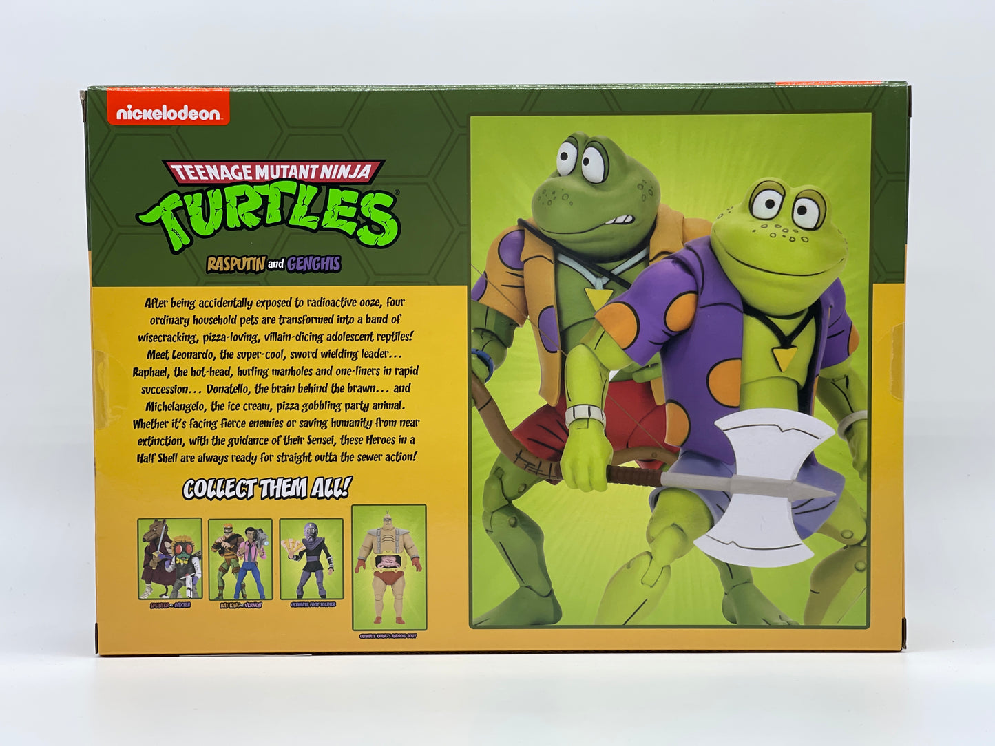 Teenage Mutant Ninja Turtles "Rasputin &amp; Genghis" Neca - Nickelodeon (2021) 