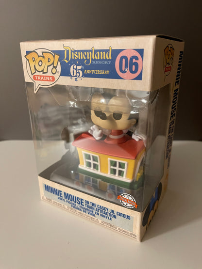 Funko POP 06 Minnie Mouse on Casey Jr. Circus Disneyland Resort 65 Anniversary