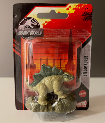 Jurassic World Micro Collection Stegosaurus T-Rex Blue Triceratops Dimetrodon