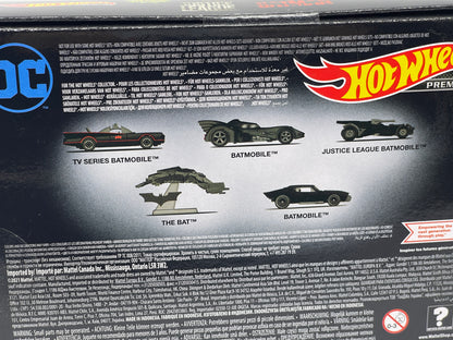 Hot Wheels Premium "DC Batman 5-Pack" 5 Vehicles Collectors Real Riders