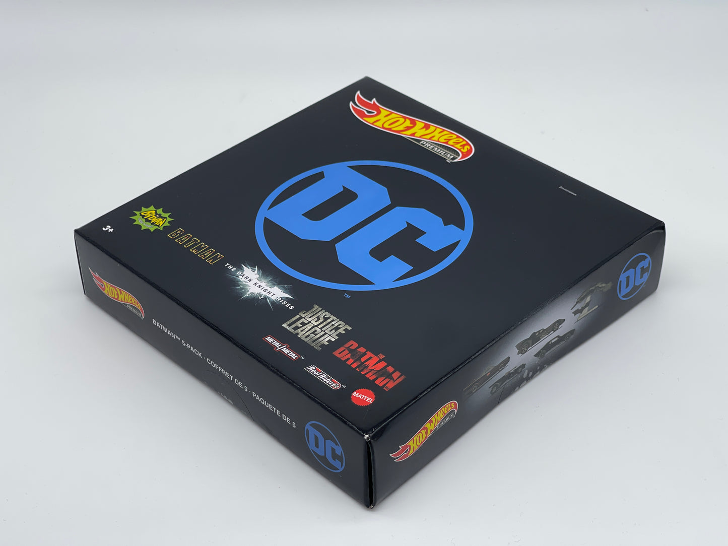 Hot Wheels Premium "DC Batman 5-Pack" 5 Vehicles Collectors Real Riders