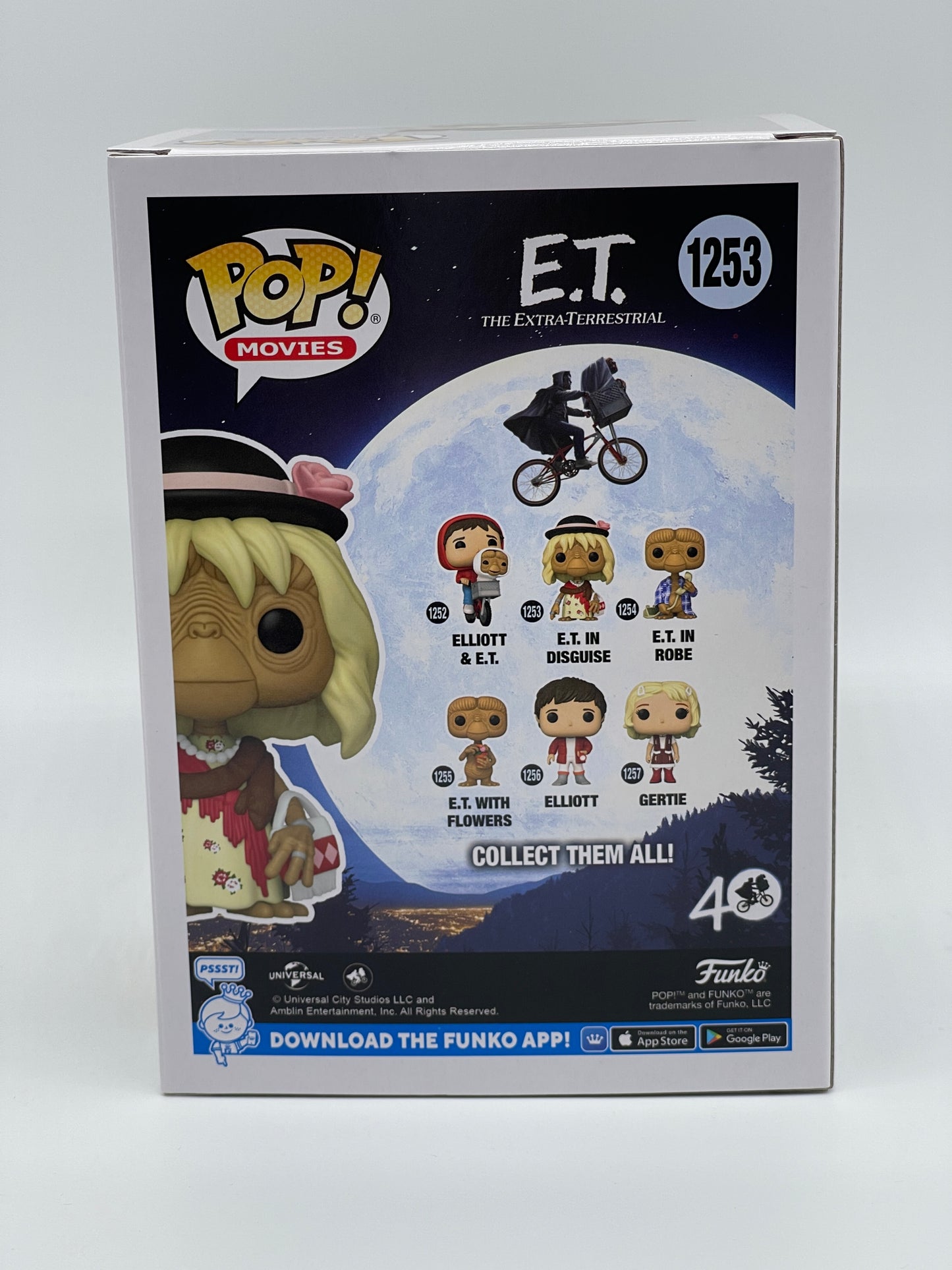 Funko Pop Movies "E.T. in Disguise" 40 Jahre E.T. der Außerirdische #1253 (2022)