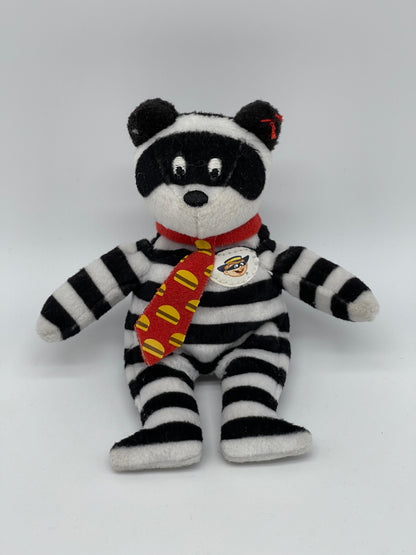 TY Beanie Babies "Hamburglar Bear / Bär" 25th Anniversary Mc Donalds (2004)