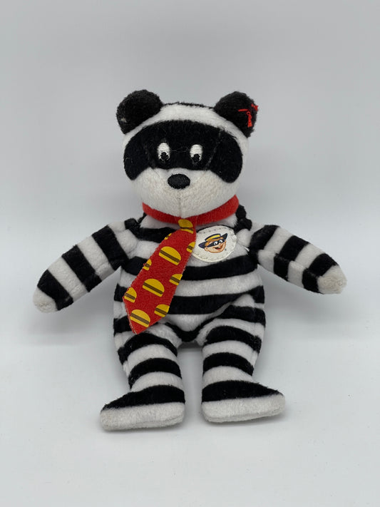 TY Beanie Babies "Hamburglar Bear / Bär" 25th Anniversary Mc Donalds (2004)