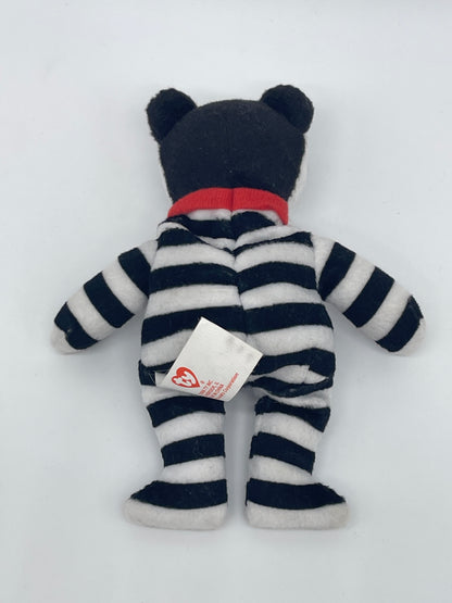 TY Beanie Babies "Hamburglar Bear / Bär" 25th Anniversary Mc Donalds (2004)