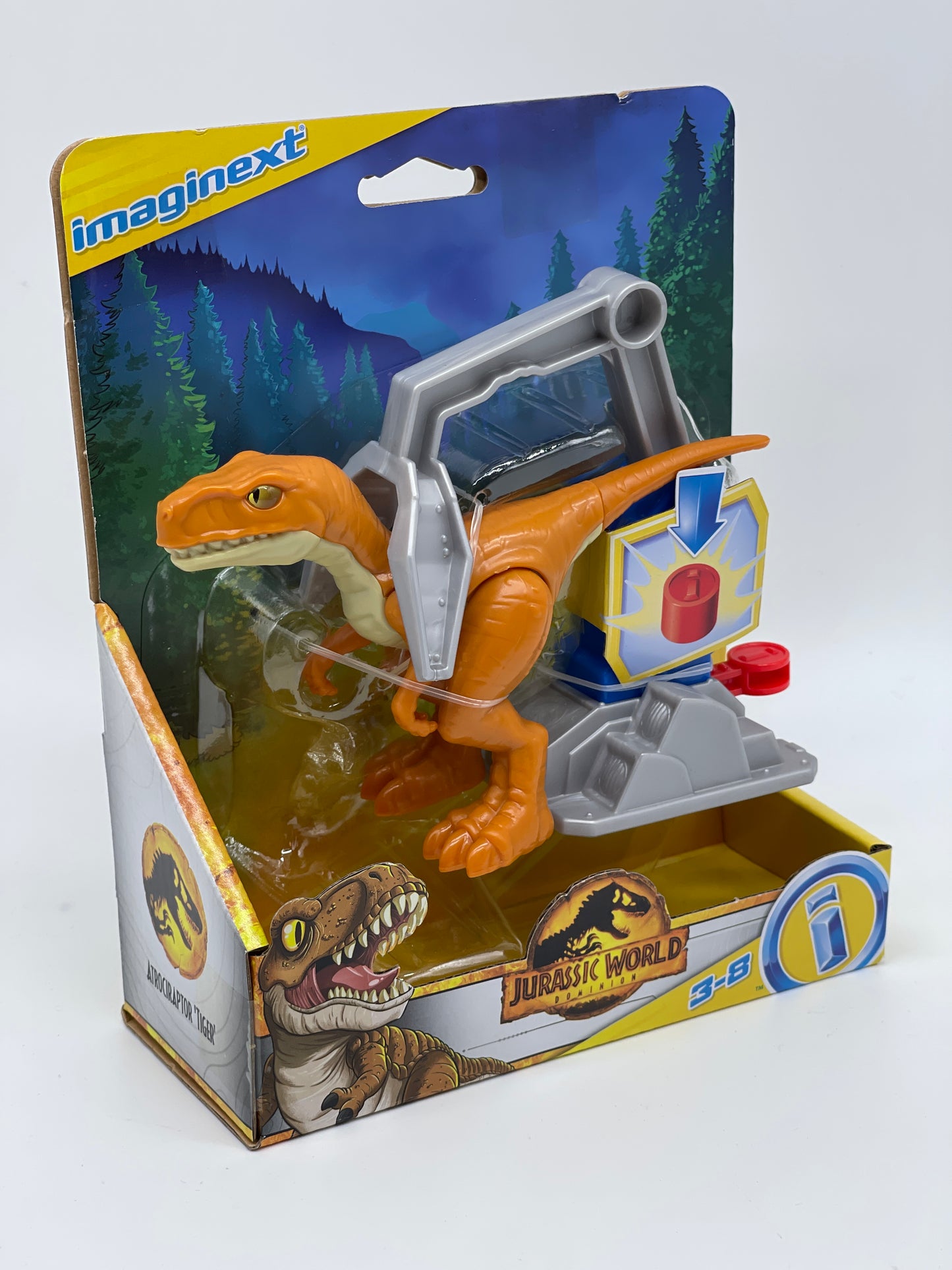 Jurassic World Dominion "Atrociraptor Tiger" - Baby Dinosaur Imaginext (Mattel)