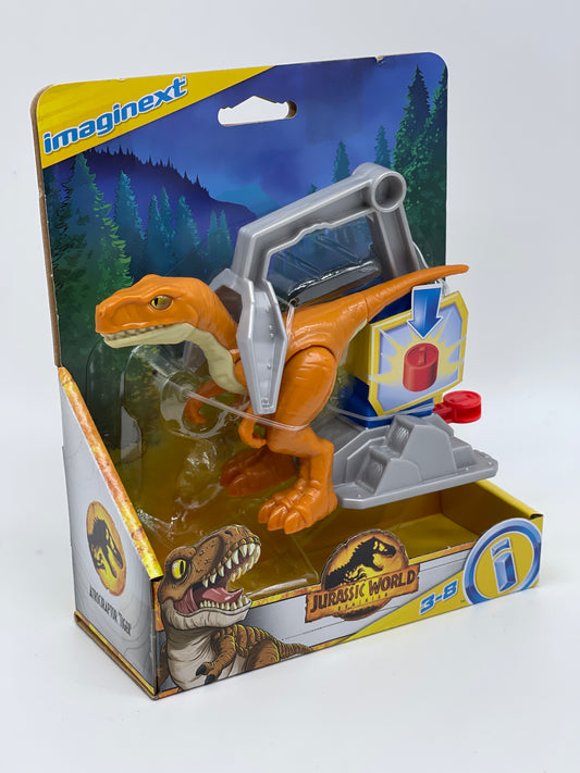 Jurassic World Dominion "Atrociraptor Tiger" - Baby Dinosaur Imaginext (Mattel)