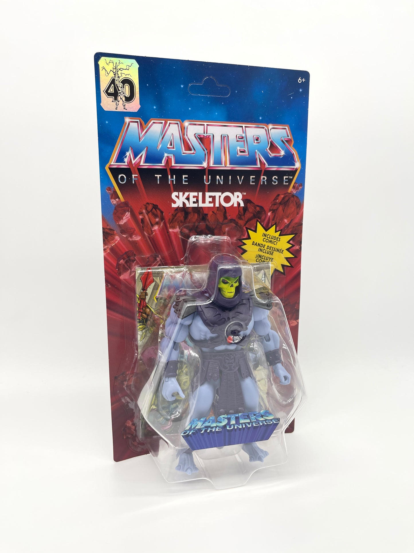 Masters of the Universe Origins "Skeletor 200x 40th Anniversary" unpunched MOTU