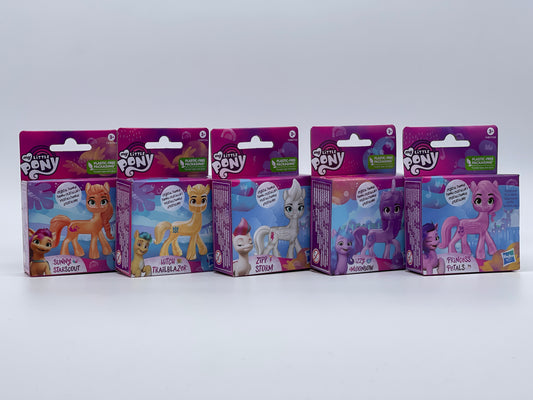 My Little Pony "Starscout, Trailblazer, Petals, Storm, Moonbow" Crystal Minifigures