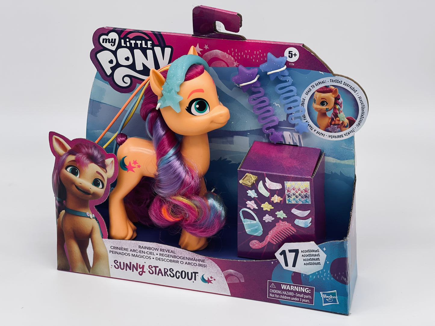 My Little Pony - Sunny Starscout Regenbogenmähne - 17 Teile für Styling (Hasbro)