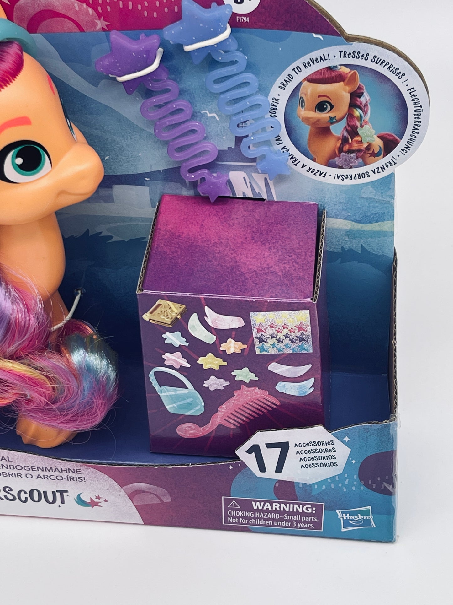 My Little Pony - Sunny Starscout Regenbogenmähne - 17 Teile für Styling (Hasbro)