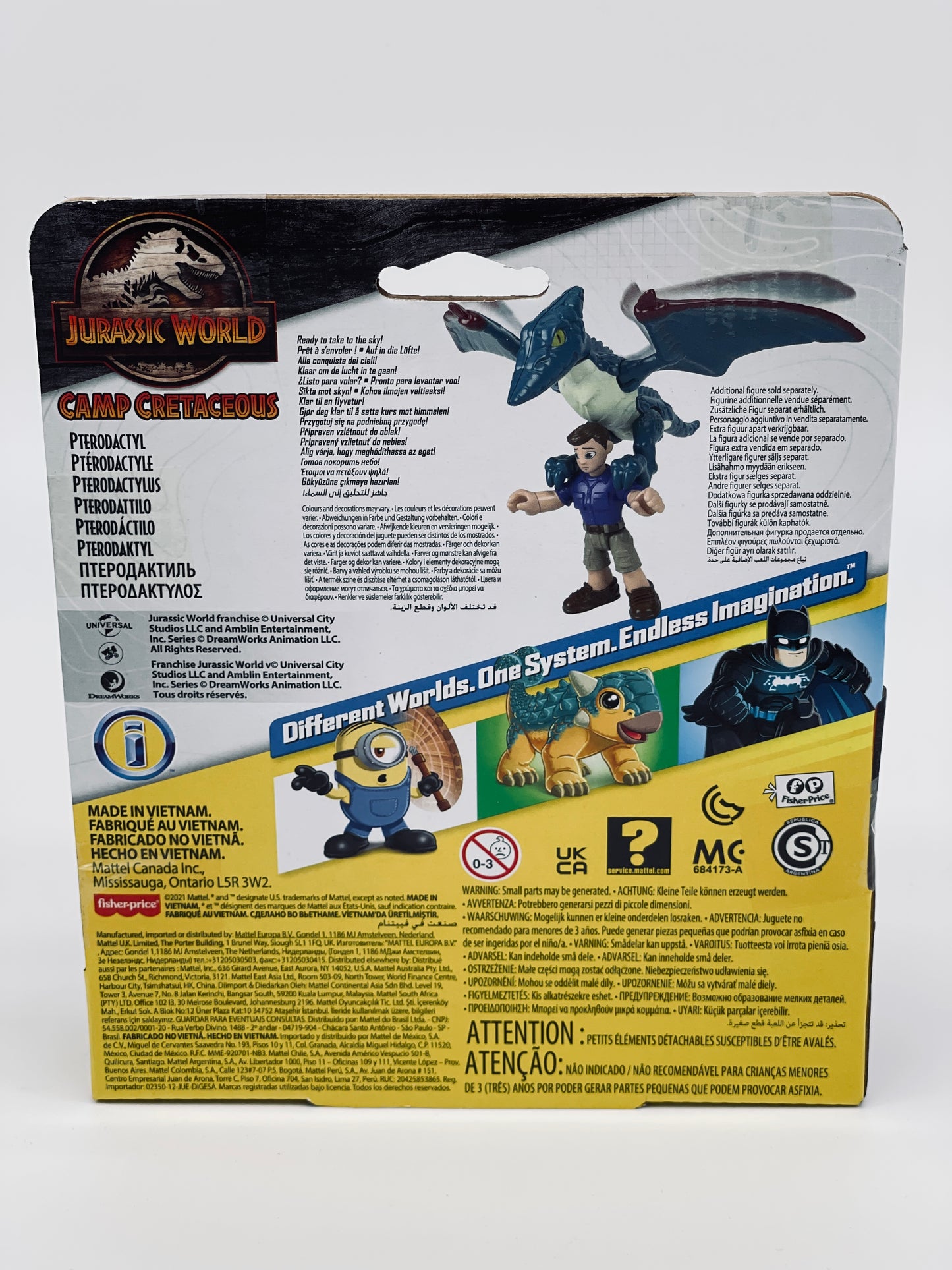 Jurassic World Imaginext - Pterodactyl - Baby Dinosaur Bird Pterodactyl