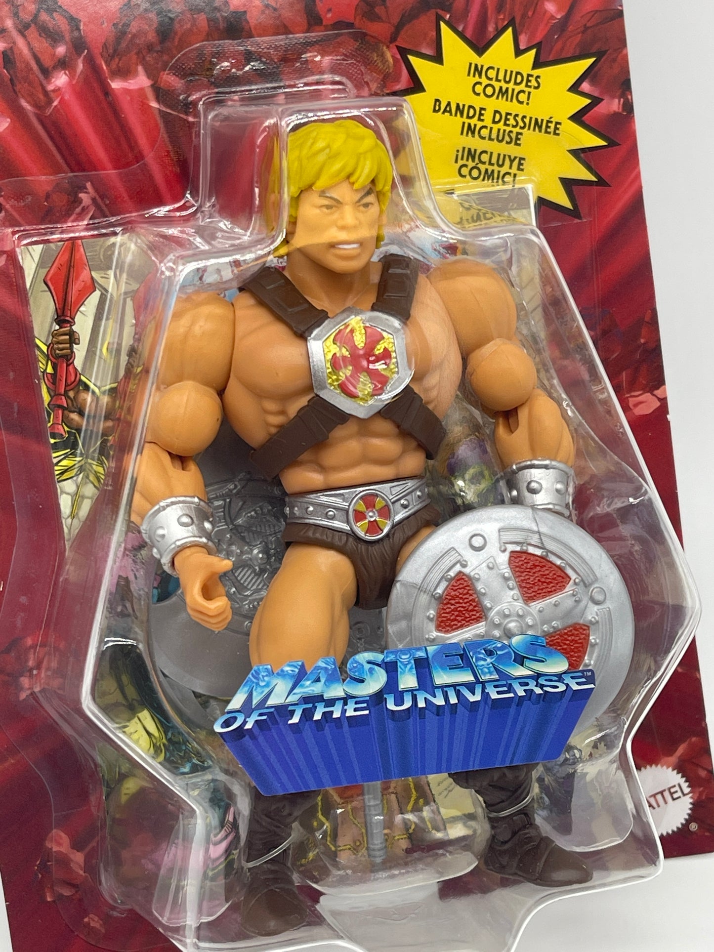 Masters of the Universe Origins "He-Man 200x 40th Anniversary" unpunched MOTU