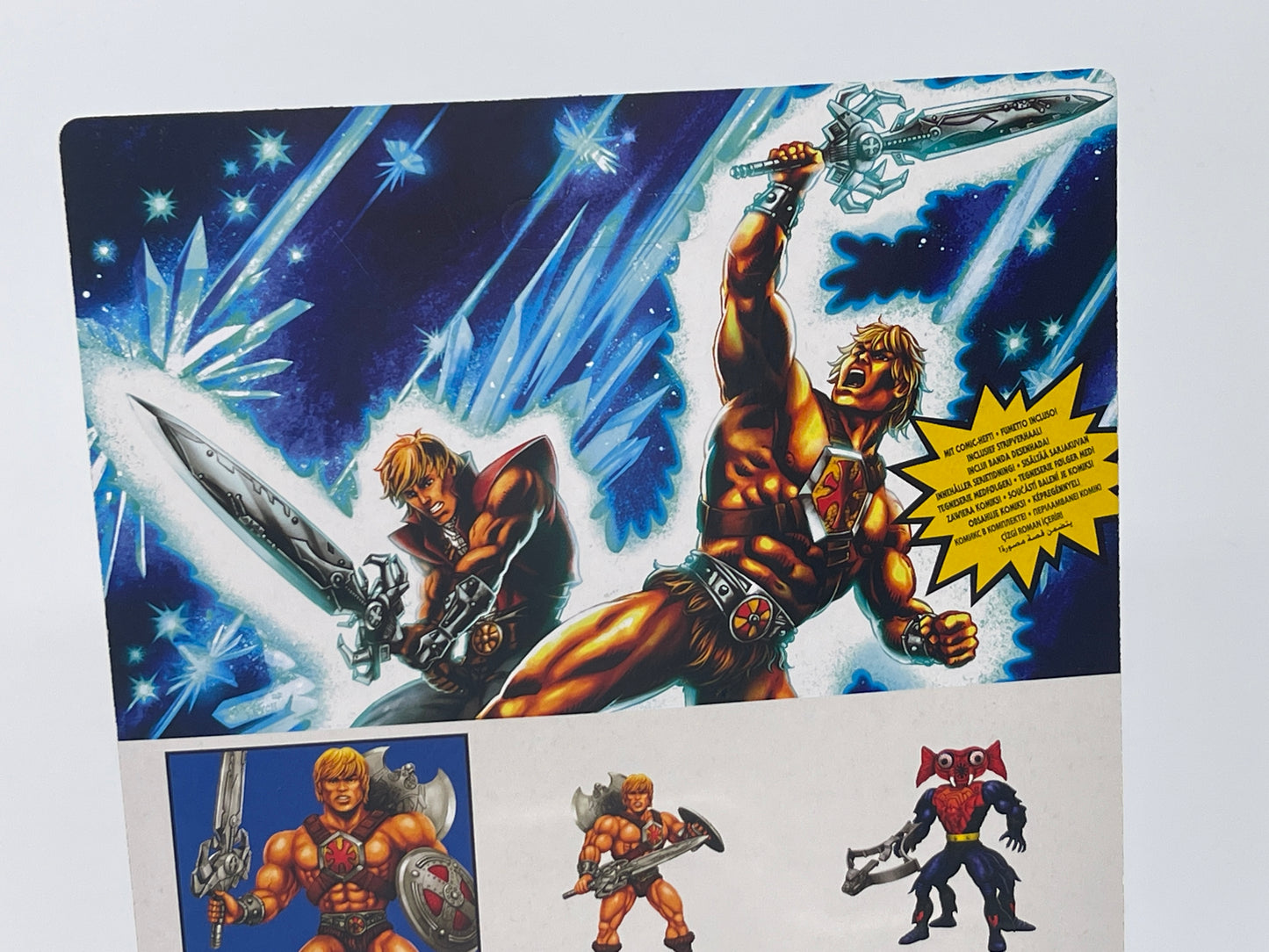 Masters of the Universe Origins "He-Man 200x 40th Anniversary" unpunched MOTU