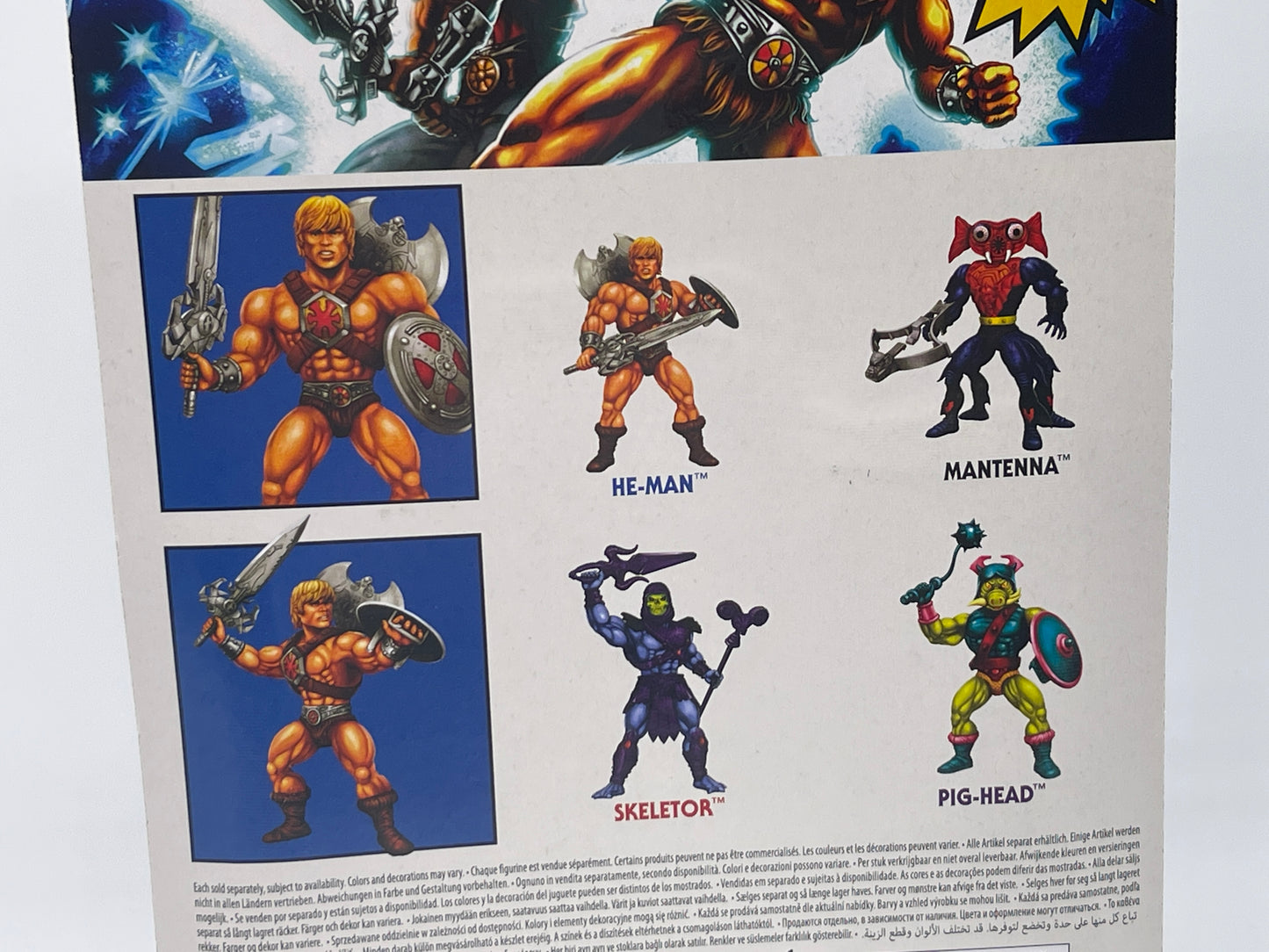 Masters of the Universe Origins "He-Man 200x 40th Anniversary" unpunched MOTU