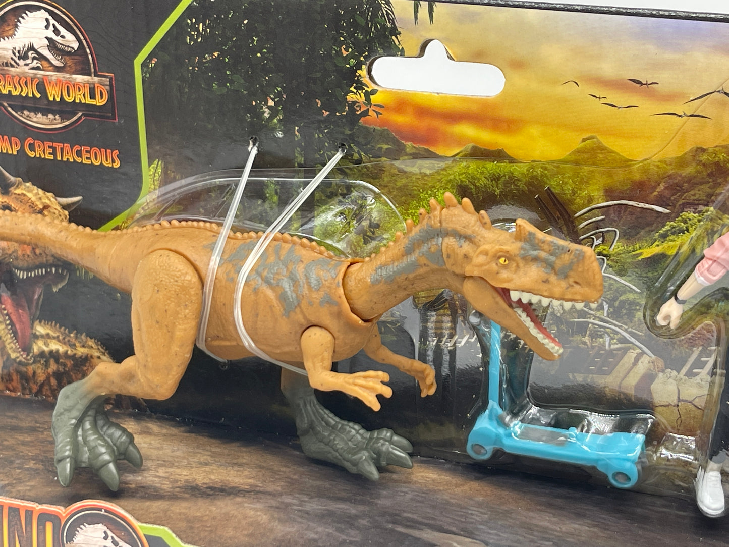 Jurassic World Dino Escape "Brooklynn & Monolophosaurus" mit Zubehör (Mattel)