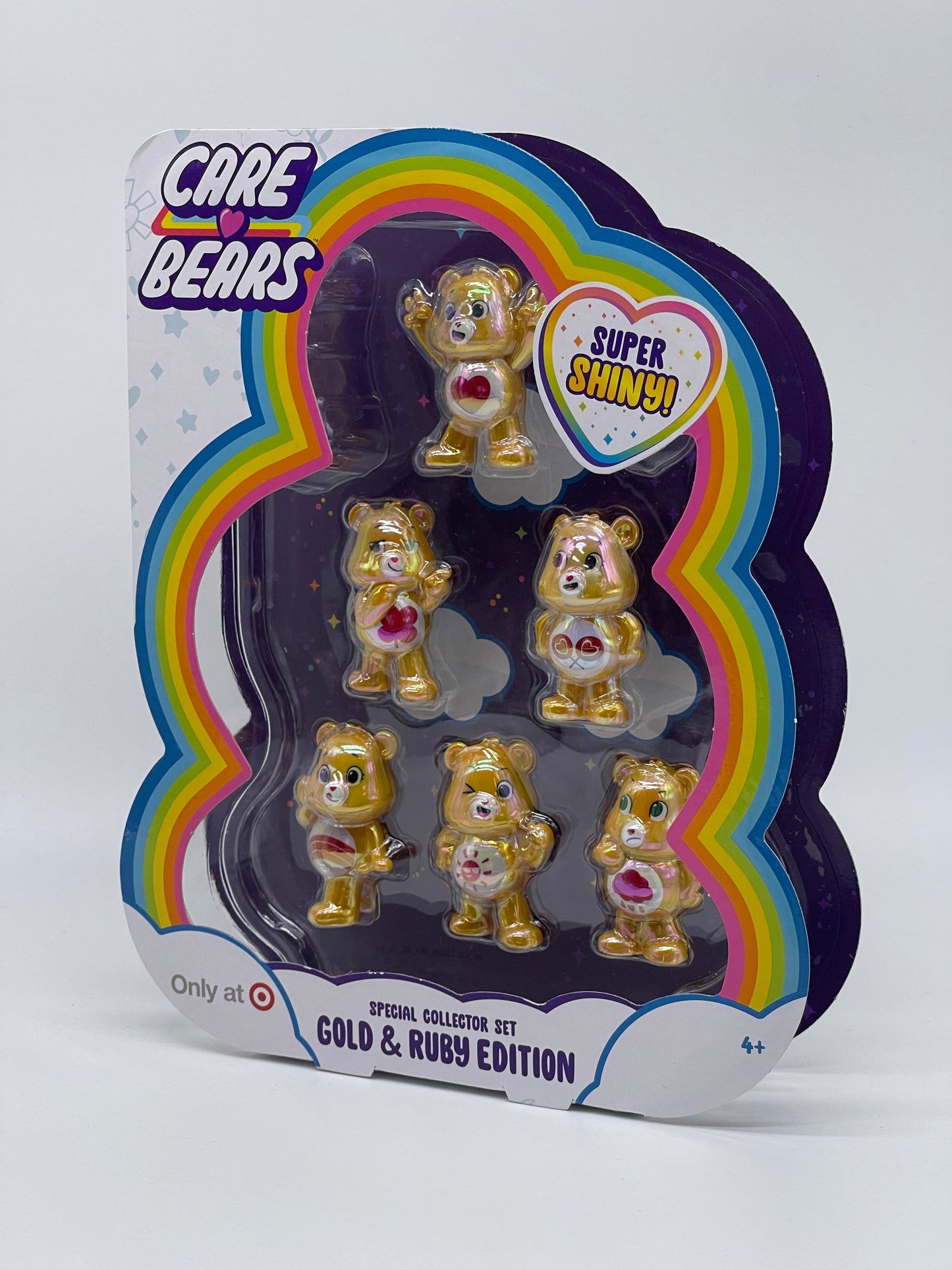 Care Bears Glücksbärchi "Gold & Ruby Edition" Special Collector Set Super Shiny