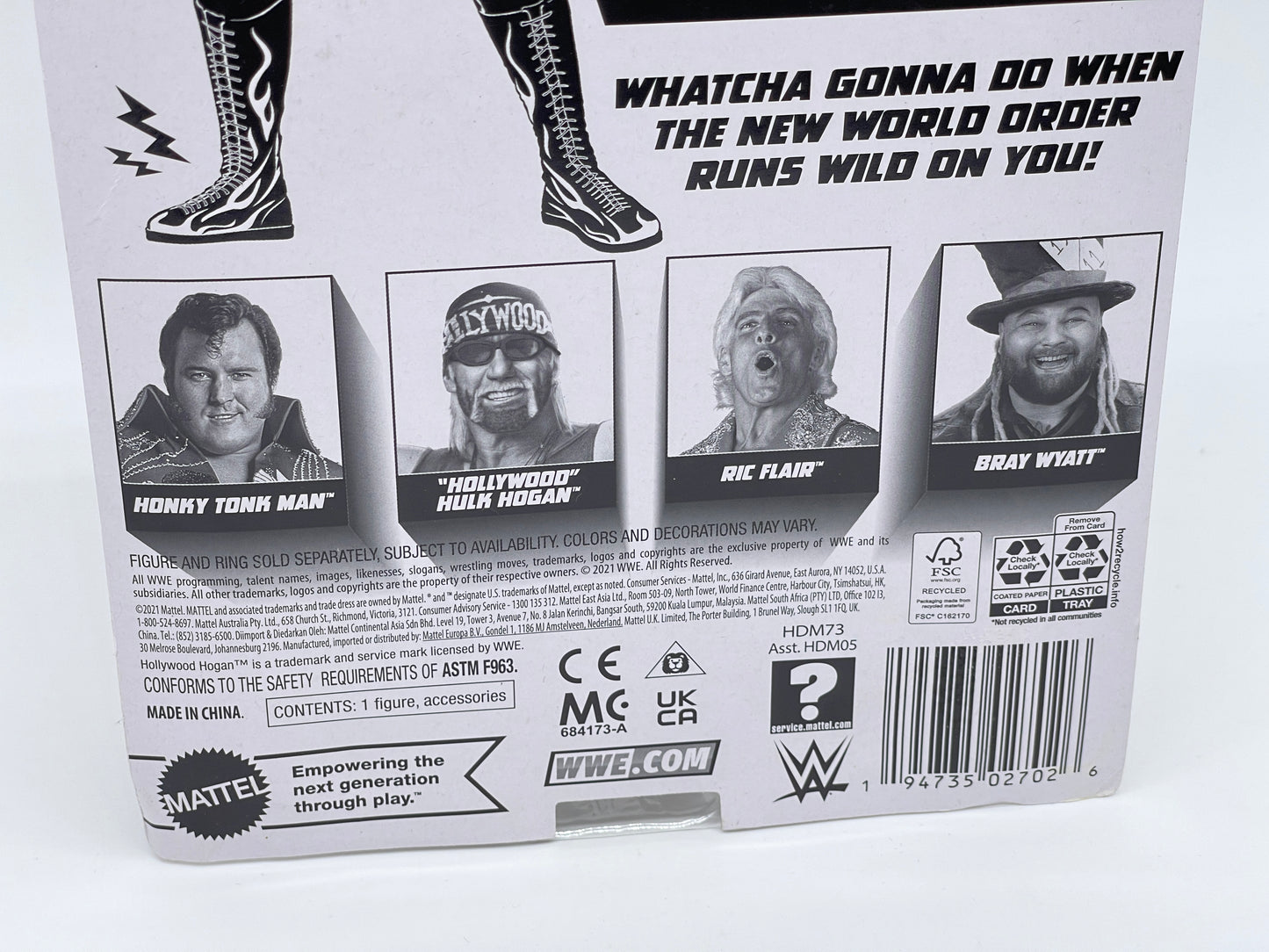 WWE Wrestling Superstars "Hollywood" Hulk Hogan Series 1 Mattel (2021) US